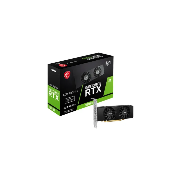 MSI Carte graphique GeForce RTX 3050 LP 6 GB OC