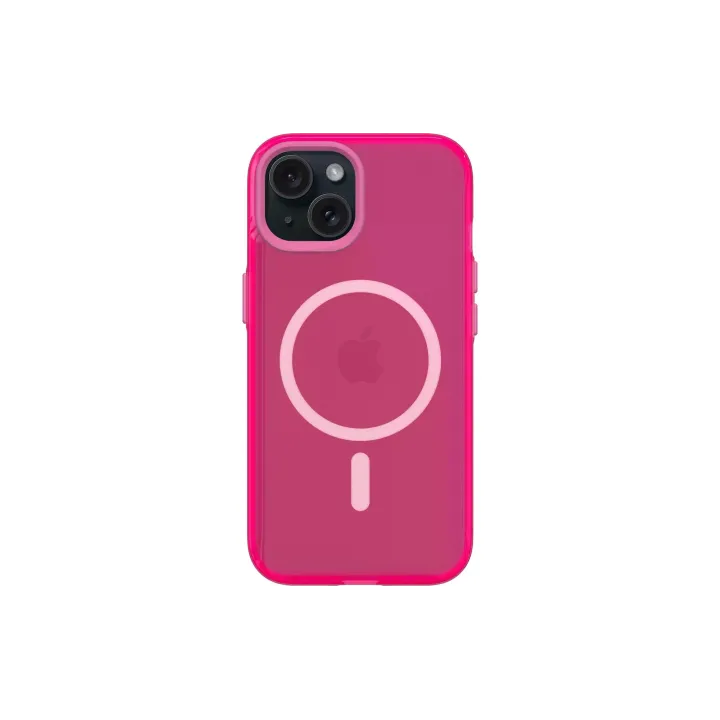 Rhinoshield Coque arrière JellyTint MagSafe iPhone 15 Fancy Pink