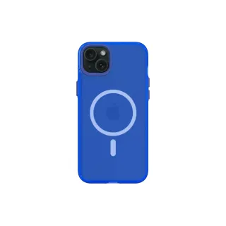 Rhinoshield Coque arrière JellyTint MagSafe iPhone 15 Plus Cyber Blue