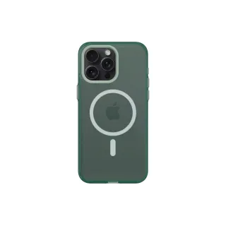 Rhinoshield Coque arrière JellyTint MagSafe iPhone 15 Pro Max Moody Green