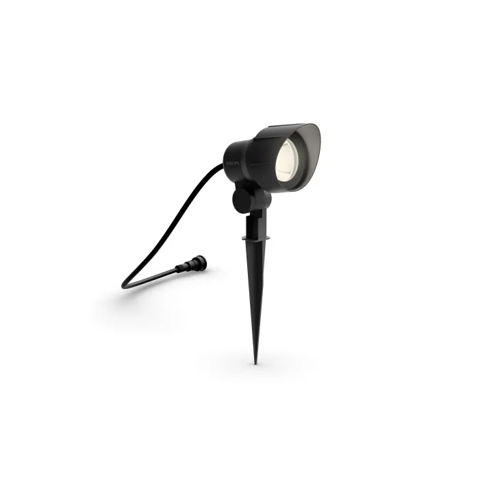 Philips Outdoor Spot basse tension 6W extension 2700K noir