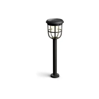 Philips Radii UE Lampe de socle solaire noir 3000K