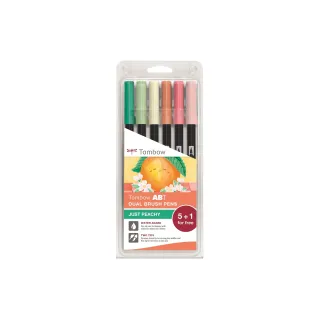 Tombow Brushpen Just Peachy Lot de 6