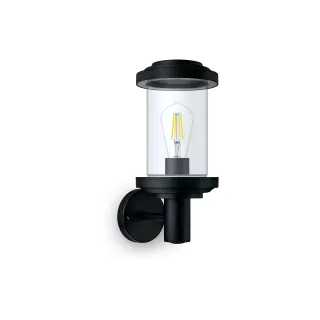 Philips Listra applique ronde, max. 25W, excl. LM, noir