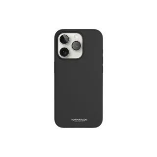 Vonmählen Coque arrière Eco Silicone iPhone 15 Pro Black