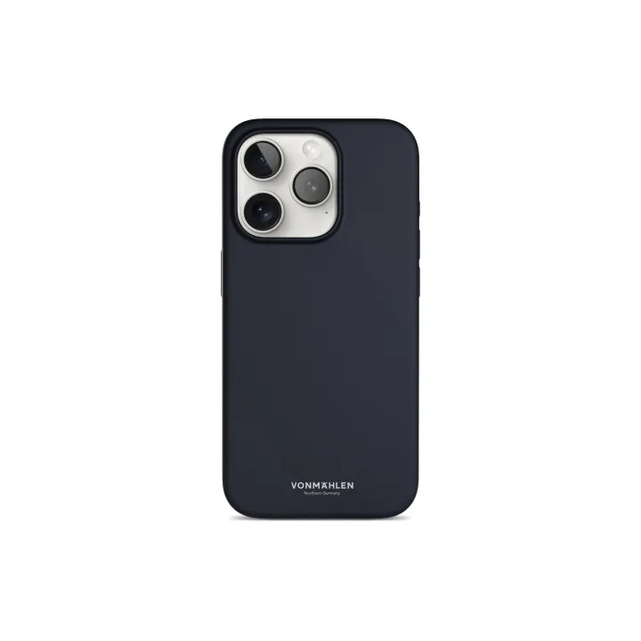 Vonmählen Coque arrière Eco Silicone iPhone 15 Pro Navy