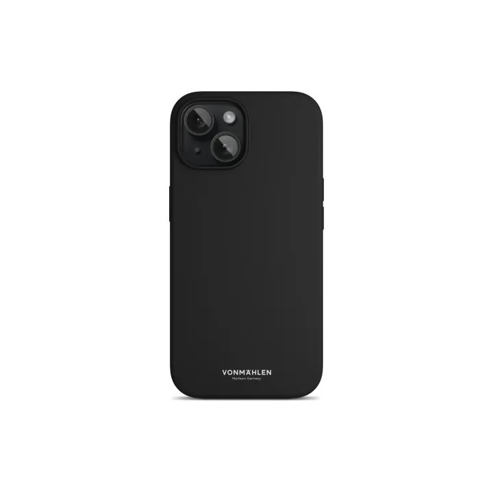 Vonmählen Coque arrière Eco Silicone iPhone 15 Black