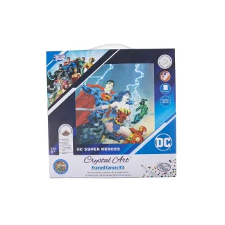 CRAFT Buddy Kits de bricolage Crystal Art Kit DC Super Heroes