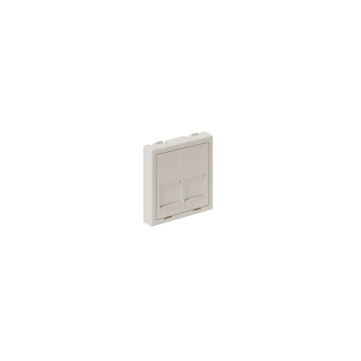 max connect Module Keystone pour 2x RJ-45, blanc