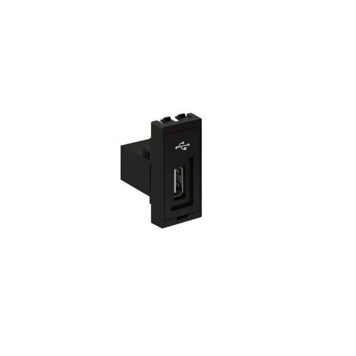 max connect Module 45 x 22,5 mm, 1x USB-A 3.0, anthracite