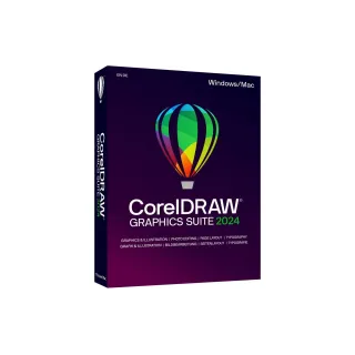 Corel CorelDraw Graphics Suite 2024 Box, complet, Win-Mac, EN-DE