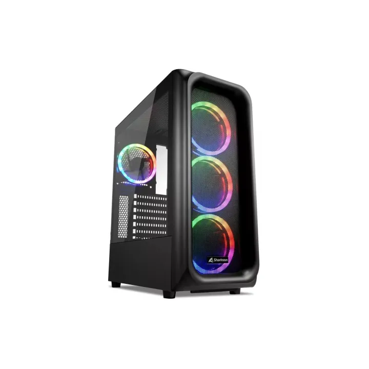 Sharkoon Boîtier d’ordinateur TK5M RGB ATX