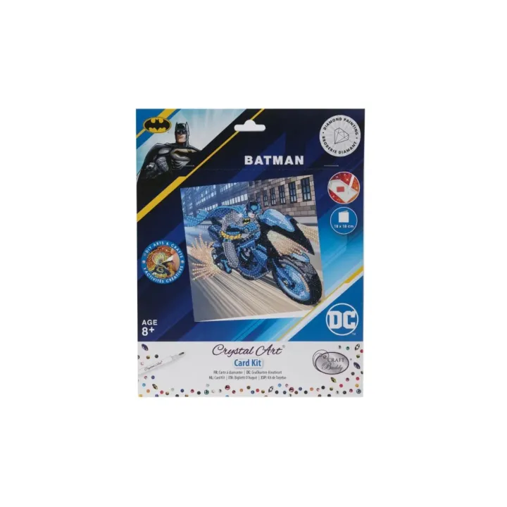 CRAFT Buddy Kits de bricolage Crystal Art Card Batman