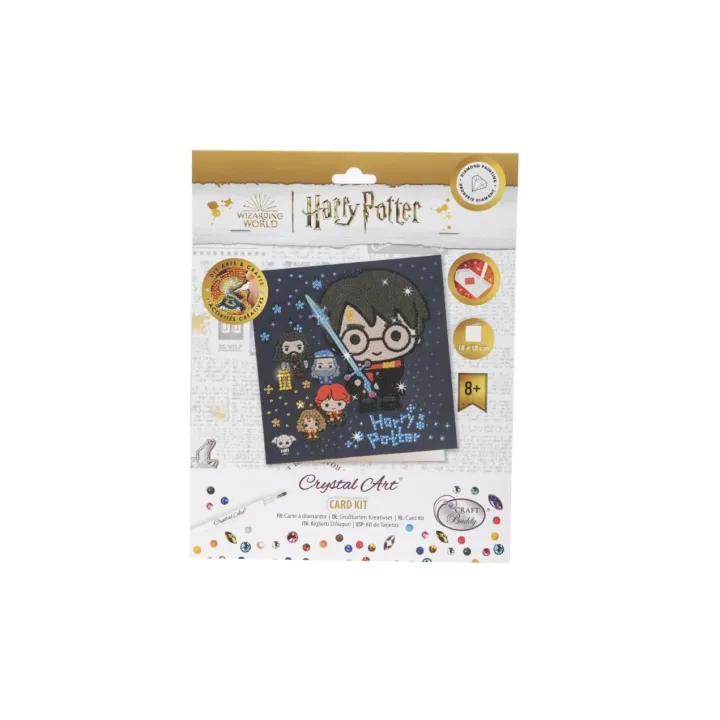 CRAFT Buddy Kits de bricolage Crystal Art Card Harry Potter Family