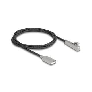 Delock Câble USB 2.0 Fonction de charge rapide 60 W USB A - USB C 1 m
