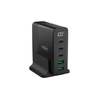 Ansmann Chargeur de bureau avec écran, 140 W, 5 x USB 0 mAh