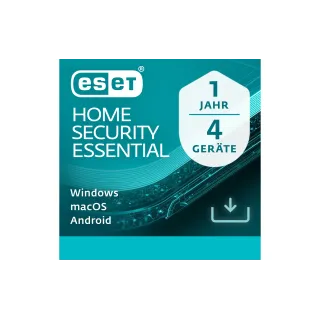 ESET HOME Security Essential Version complète, 4 Utilisateurs, 1 an