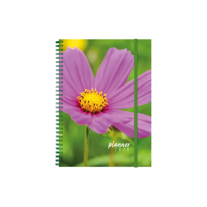 Natur Verlag Agenda hebdomadaire Éditions Nature Harmony 2025 Fleurs