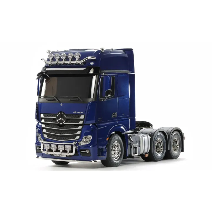 Tamiya Camion Mercedes Actros 3363 Gigaspace 6x4 Bleu, kit, 1:14