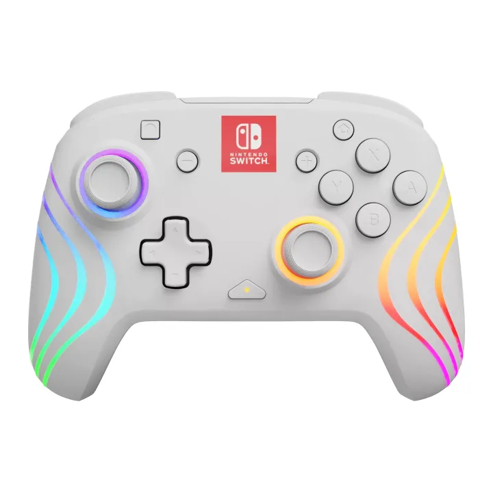 PDP Manette Afterglow Wave Nintendo Switch Blanc