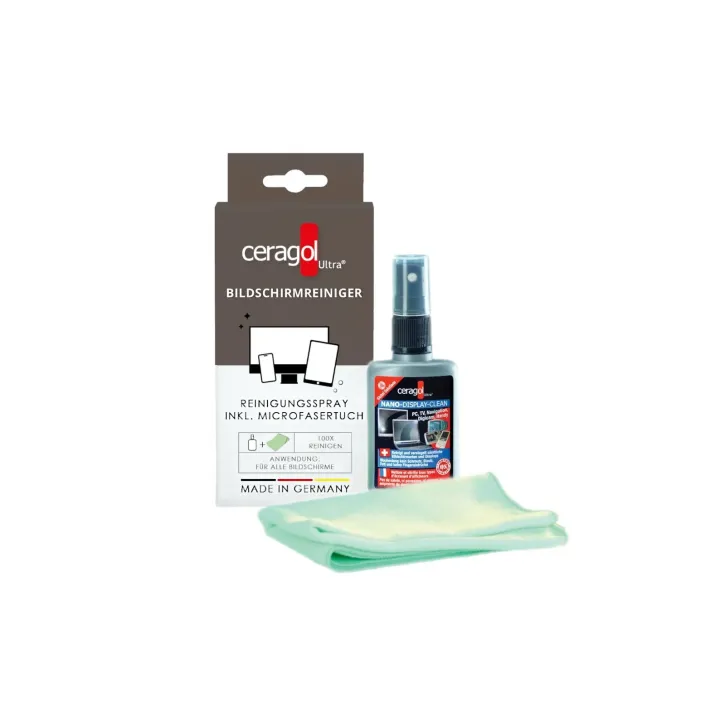 Ceragol Nettoyant pour écran 50 ml & chiffon