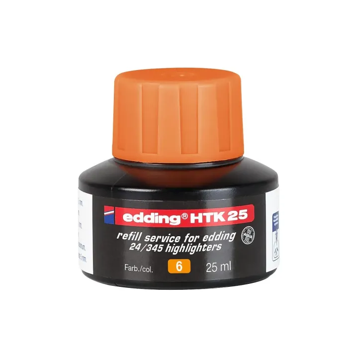 edding Encre de recharge HTK25 25 ml, Orange