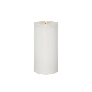 Star Trading Bougie LED Pillar Flow Big, 22.5 cm, blanc