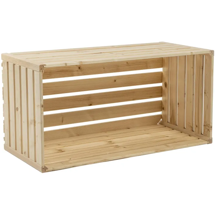 Holz Zollhaus Caisse au bois A 70 x 35 cm Bois suisse