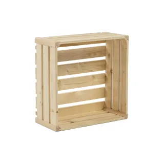 Holz Zollhaus Caisse au bois L 35 x 35 cm Bois suisse