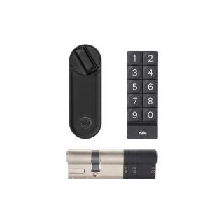 Yale Verrou Linus L2 Smart Lock Z+K-Kit, Noir