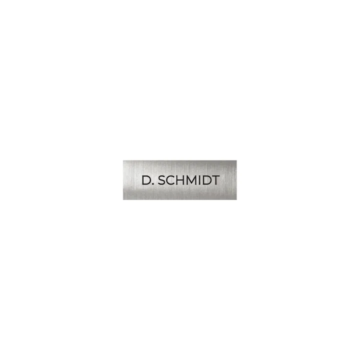Doorbird Plaque nominative Cloche pour D11x Bouton dappel Acier inoxydable V4A