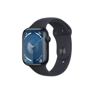 Apple Watch Series 9 45 mm Alu Minuit Sport S-M