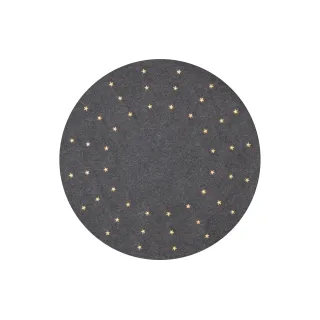 Star Trading Couverture arbre Granne 48 LED, 80 cm, Gris