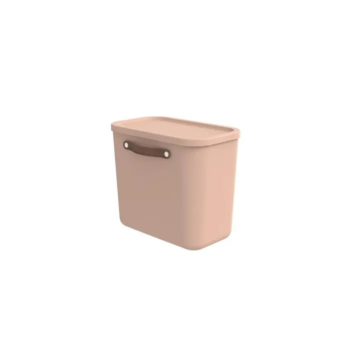 Rotho Boîte de rangement Maloja 25 l, Meadow Rose