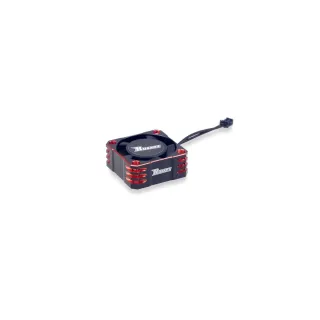 Surpass Hobby Ventilateur 25x25 mm, 32000 tours-minute Noir et rouge