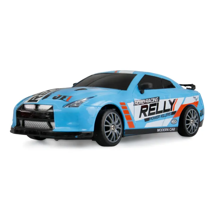 Amewi Drift Sport Car 4WD Bleu, RTR, 1:24