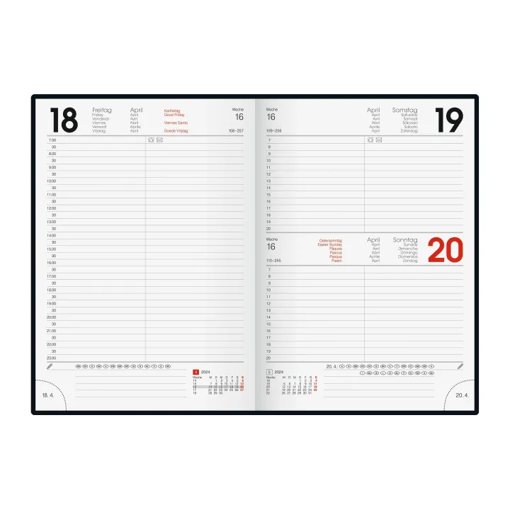 Stewo Agenda commercial Diary Square 2025, Bleu