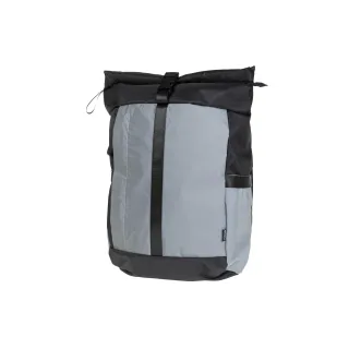 KOOR Sac à dos Veedi Rolltop Reflective 22 l, Noir