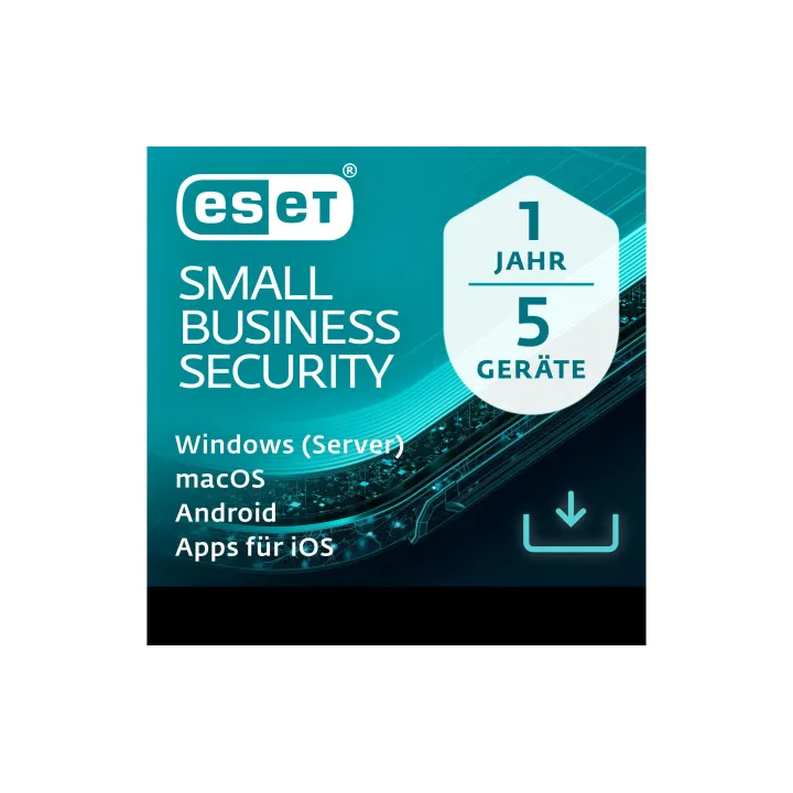 ESET Small Business Security Version complète, 5 utilisateurs, 1 an, ML
