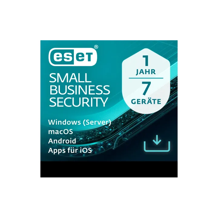 ESET Small Business Security Version complète, 7 utilisateurs, 1 an, ML