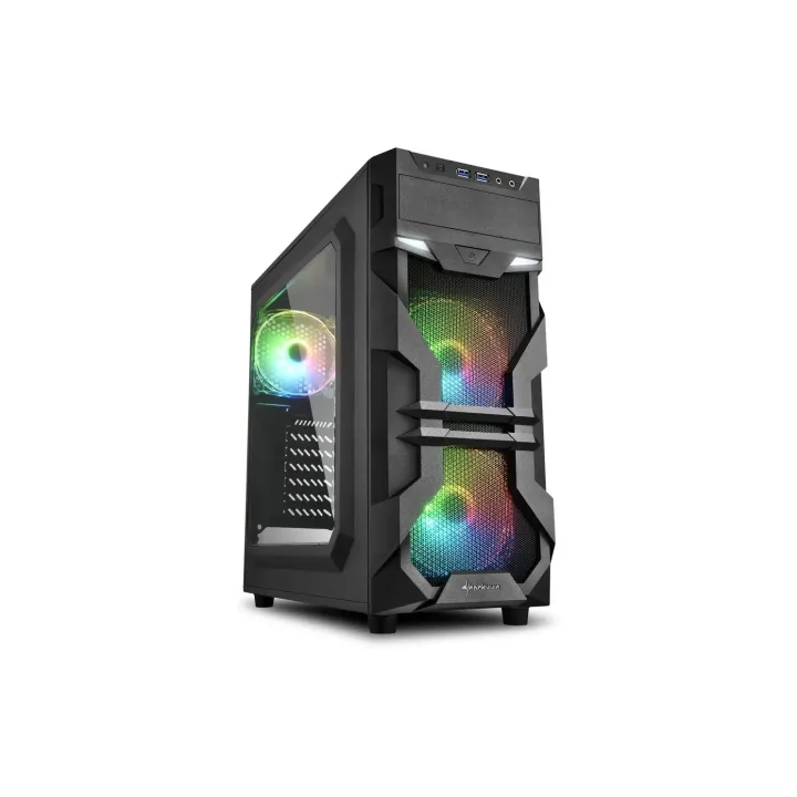 Sharkoon Boîtier d’ordinateur VG7-W RGB