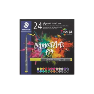 Staedtler Feutres de coloriage Pigment Arts Brush Pen Brilliant Colors