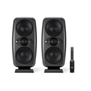 IK Multimedia Moniteurs de studio iLoud MTM MKII Pair Bundle Noir