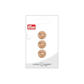 Prym Union Knopf Boutons Mouton 15 mm, 3 pièces, Multicolore