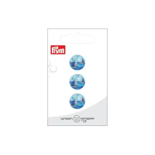 Prym Boutons Bateau 15 mm, 3 pièces, Bleu marine