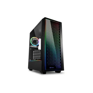 Sharkoon Boîtier d’ordinateur RGB LIT 200