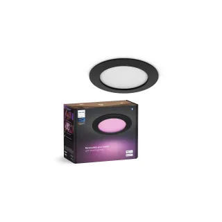 Philips Hue White & Color Ambiance Slim Recessed 170 mm noir