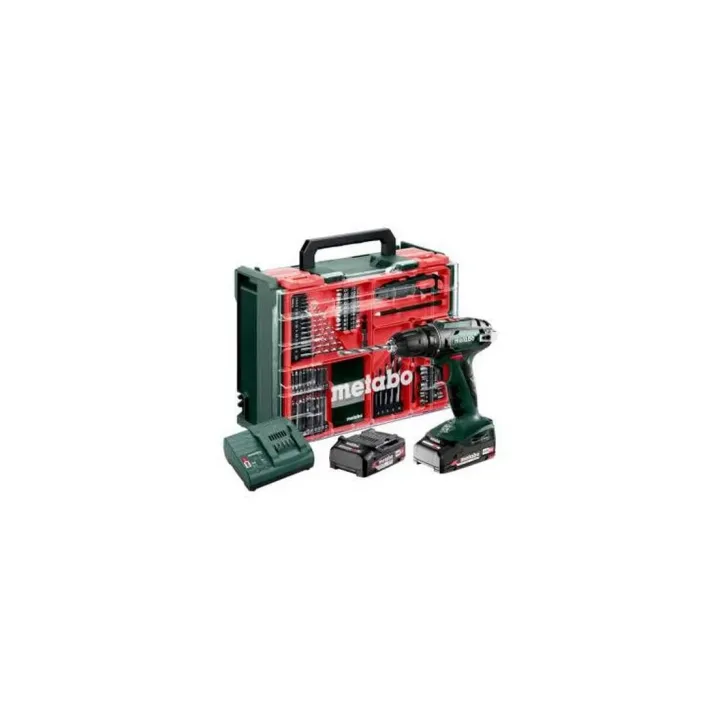 Metabo Perceuse-visseuse sans fil BS 18 2 x 2.0 Ah