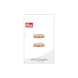 Prym Union Knopf Boutons 2 trous 20 mm, 2 pièces, Crème