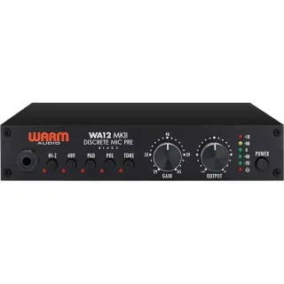 Warm Audio Pré-amplificateur pour microphone WA12 MKII Noir